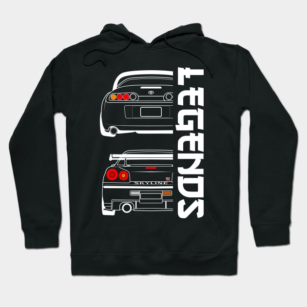 JDM LEGENDS Hoodie by HSDESIGNS